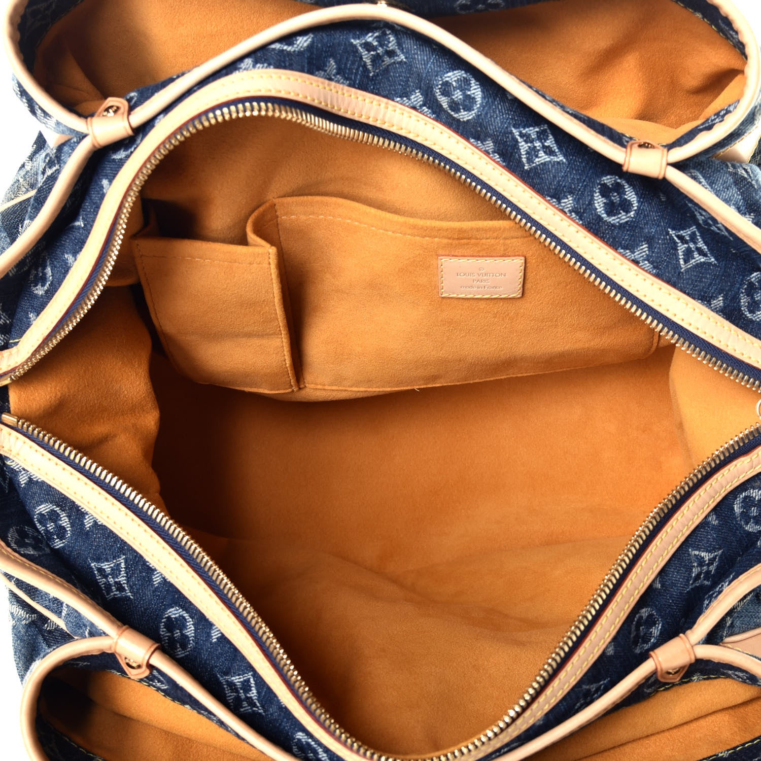 Louis Vuitton Denim Raye Cabas GM 5 of 8