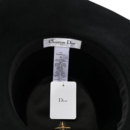 Christian Dior Felt Dior Hat 58 Black 8 of 9