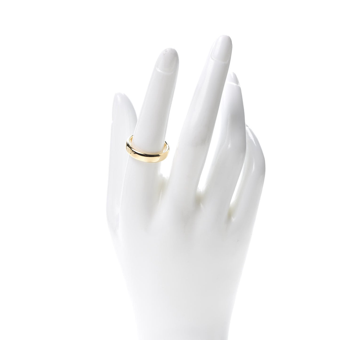 18K Yellow Gold 4.5mm Classic Wedding Band Ring 57 8