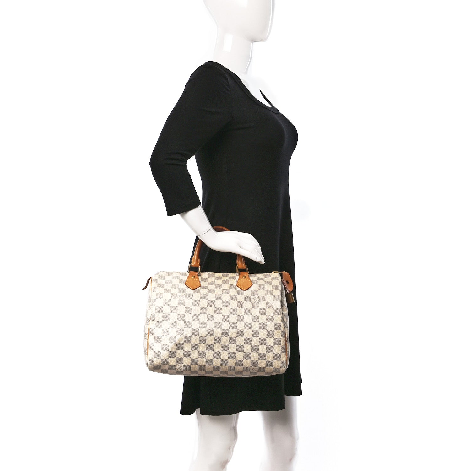 Louis Vuitton Damier Azur Speedy 30 2 of 25