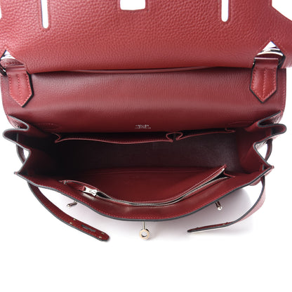 Hermes Taurillon Clemence Jypsiere 31 Rouge H 5 of 17