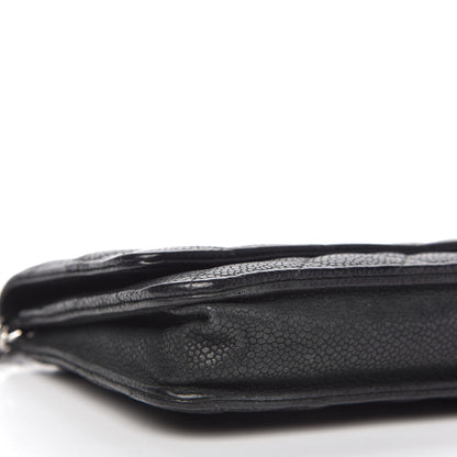 Chanel Caviar Quilted Wallet On Chain WOC Black 6 of 11