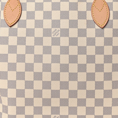 Louis Vuitton Damier Azur Neo Neverfull MM Rose Ballerine 8 of 10