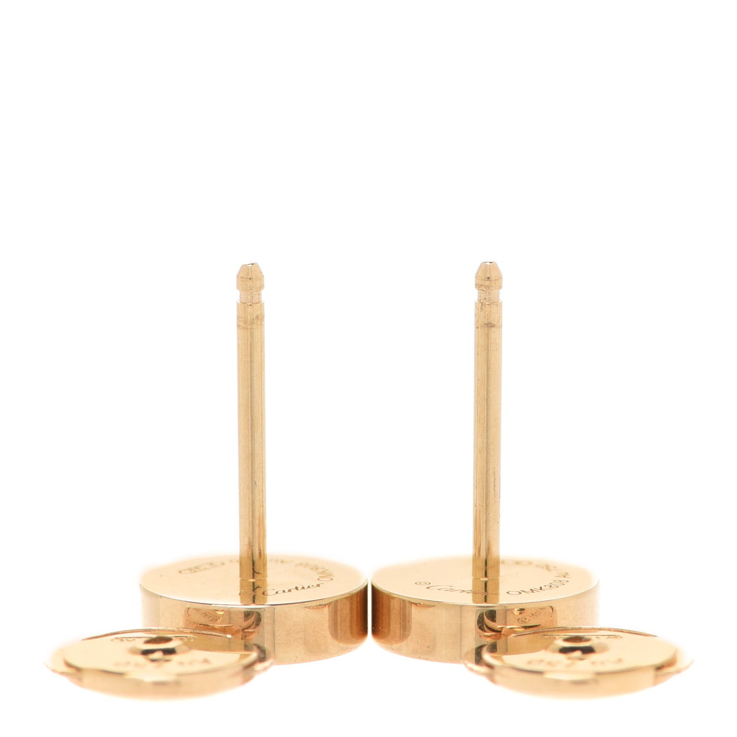 18K Yellow Gold LOVE Earrings