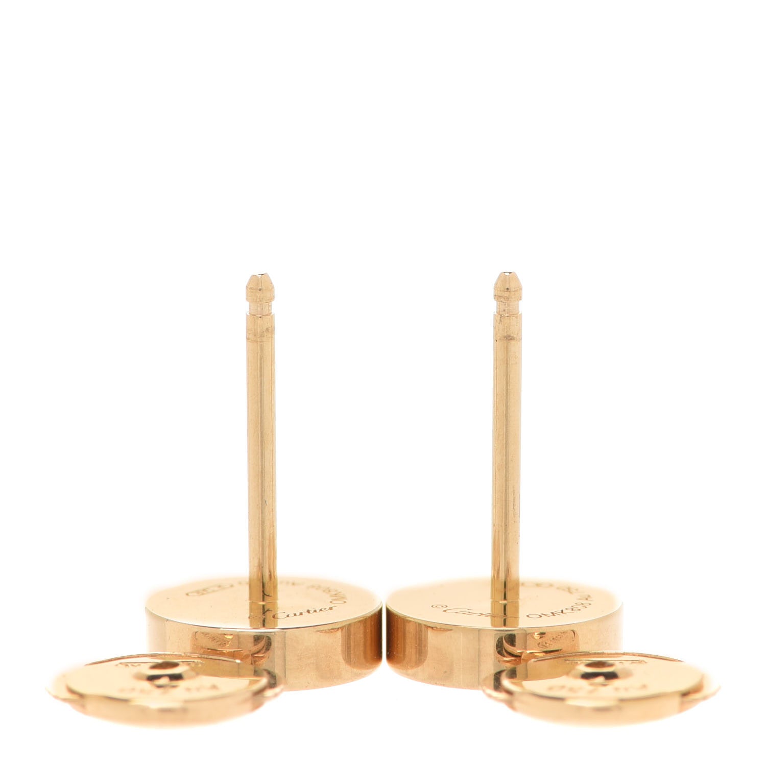 Cartier 18K Yellow Gold LOVE Earrings 3 of 5
