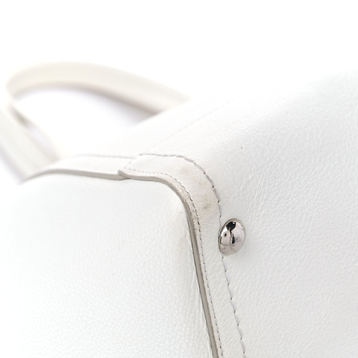 Calfskin Arianna Tote White