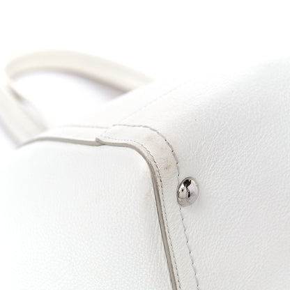 Salvatore Ferragamo Calfskin Arianna Tote White 7 of 12