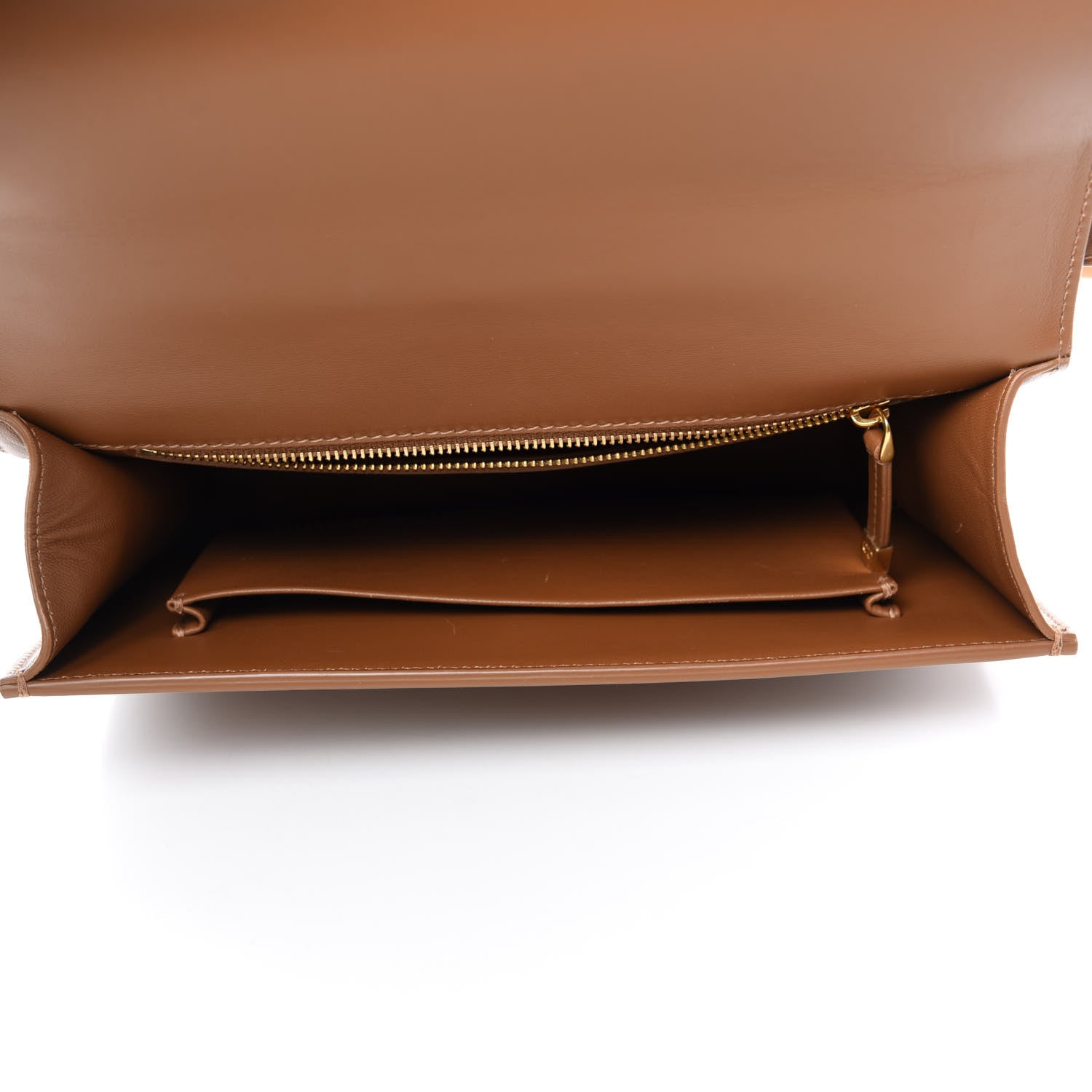 Christian Dior Smooth Calfskin 30 Montaigne Flap Bag Brown 5 of 11