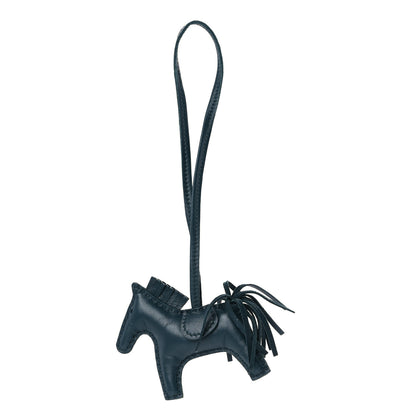 Hermes Milo Lambskin Grigri Rodeo Horse Bag Charm PM Vert Cypress 1 of 3