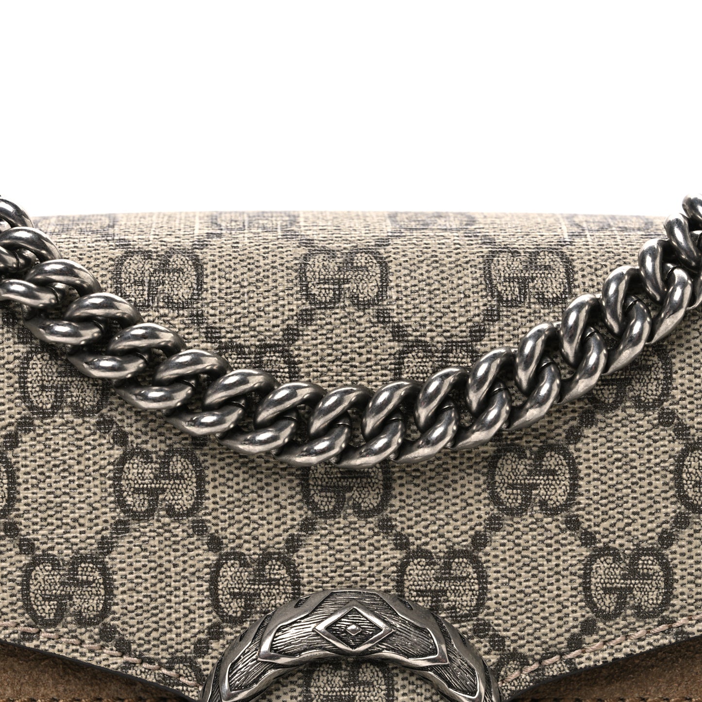 GG Supreme Monogram Mini Dionysus Shoulder Bag Taupe