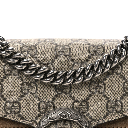 Gucci GG Supreme Monogram Mini Dionysus Shoulder Bag Taupe 8 of 10