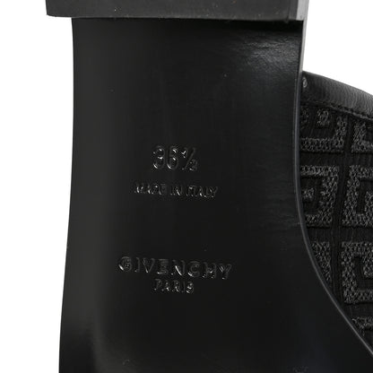 Givenchy Jacquard 4G Logo Mule Slide Sandals 36.5 Black 7 of 10