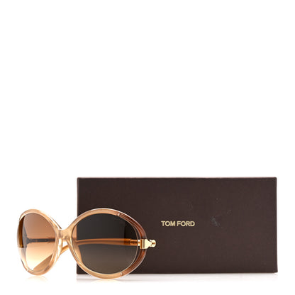 Tom Ford Acetate Sandrine Sunglasses TF124 Brown 9 of 9