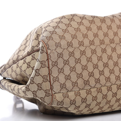 Gucci Monogram Large Sukey Tote Brown 6 of 12