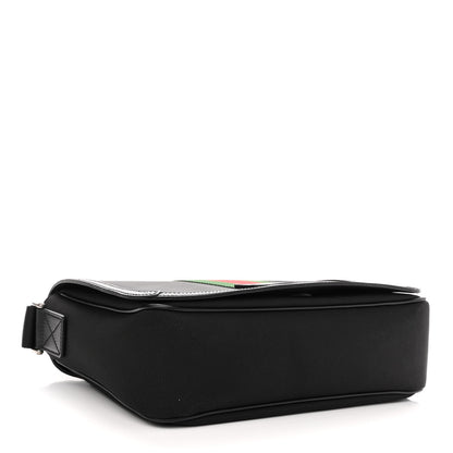 Gucci Techno Canvas Web Flap Messenger Bag Black 4 of 10