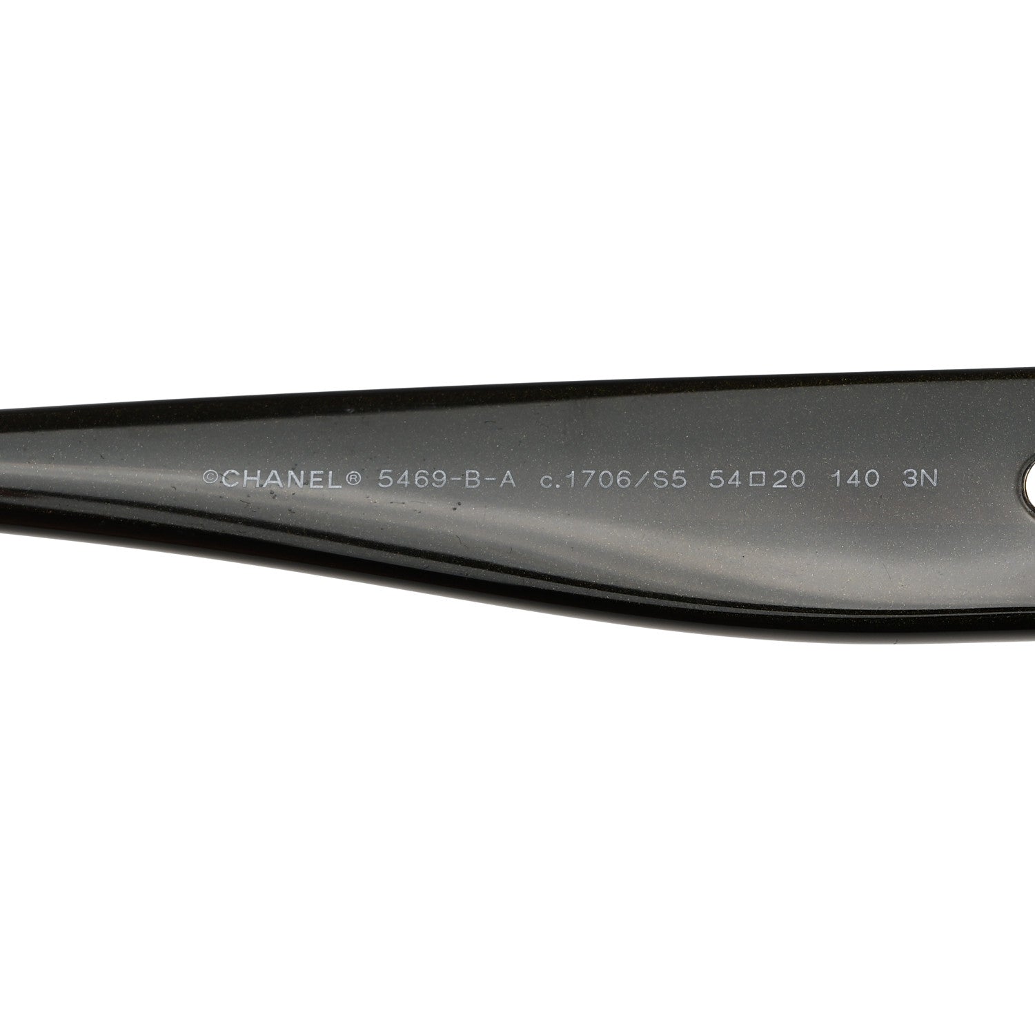 Chanel Iridescent Acetate Polarized Oval CC Sunglasses 5469-B-A Dark Brown 7 of 8