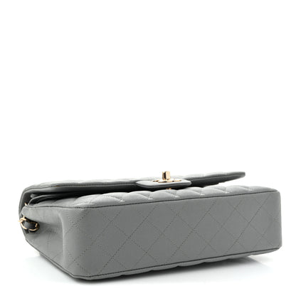 Chanel Caviar Quilted Medium Double Flap Grey 4 of 10