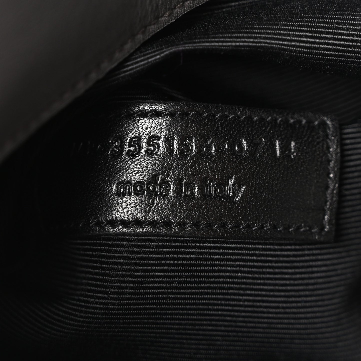 Calfskin Crocodile Embossed Medium Moujik Top Handle Bag Fog