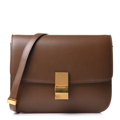 Celine Box Calfskin Medium Classic Box Flap Bag Camel 1 of 11