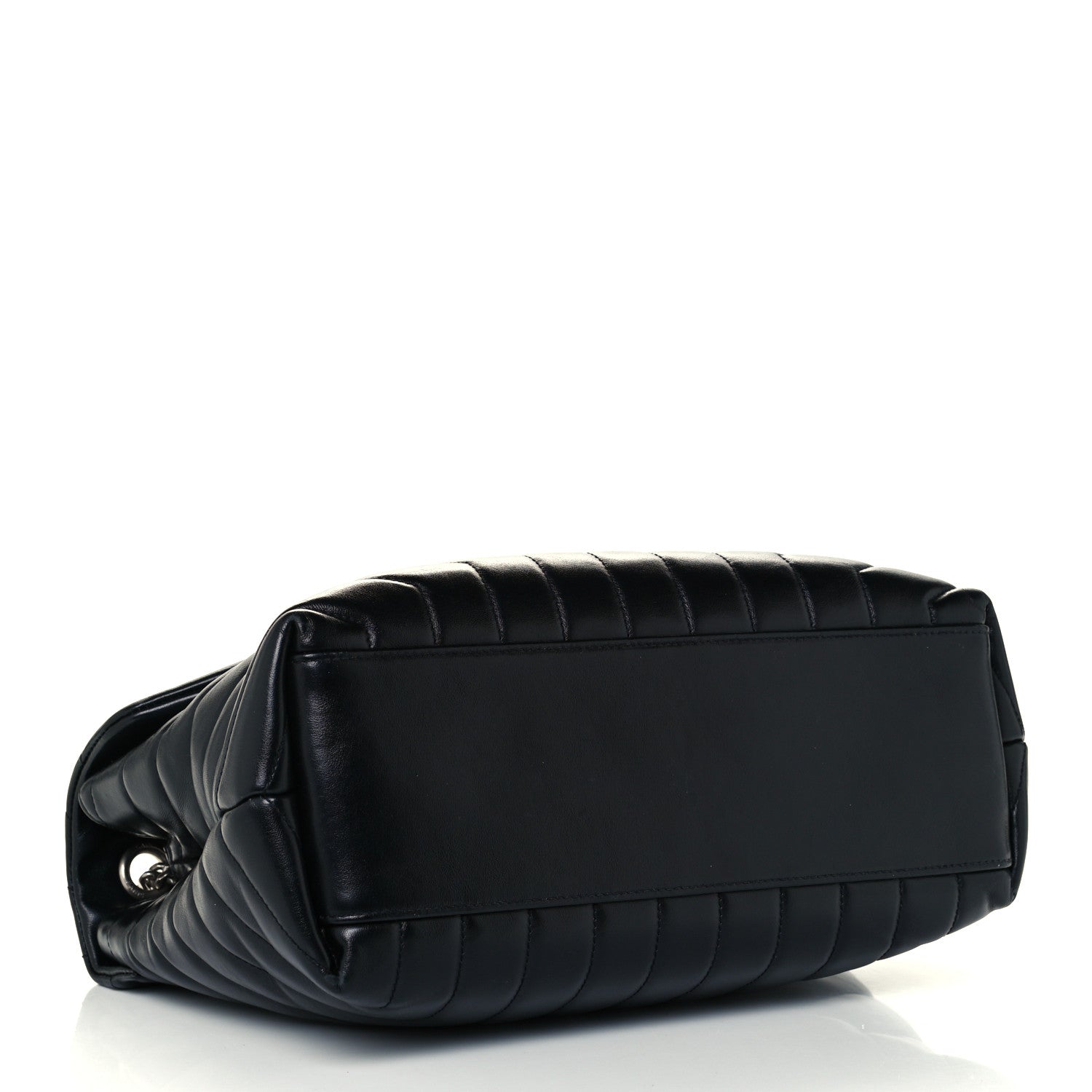 Saint Laurent Calfskin Y Quilted Monogram Medium Loulou Chain Satchel Black 3 of 10