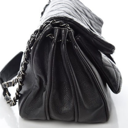 Chanel Caviar Quilted Small Mademoiselle Accordion Flap Black 11 of 12