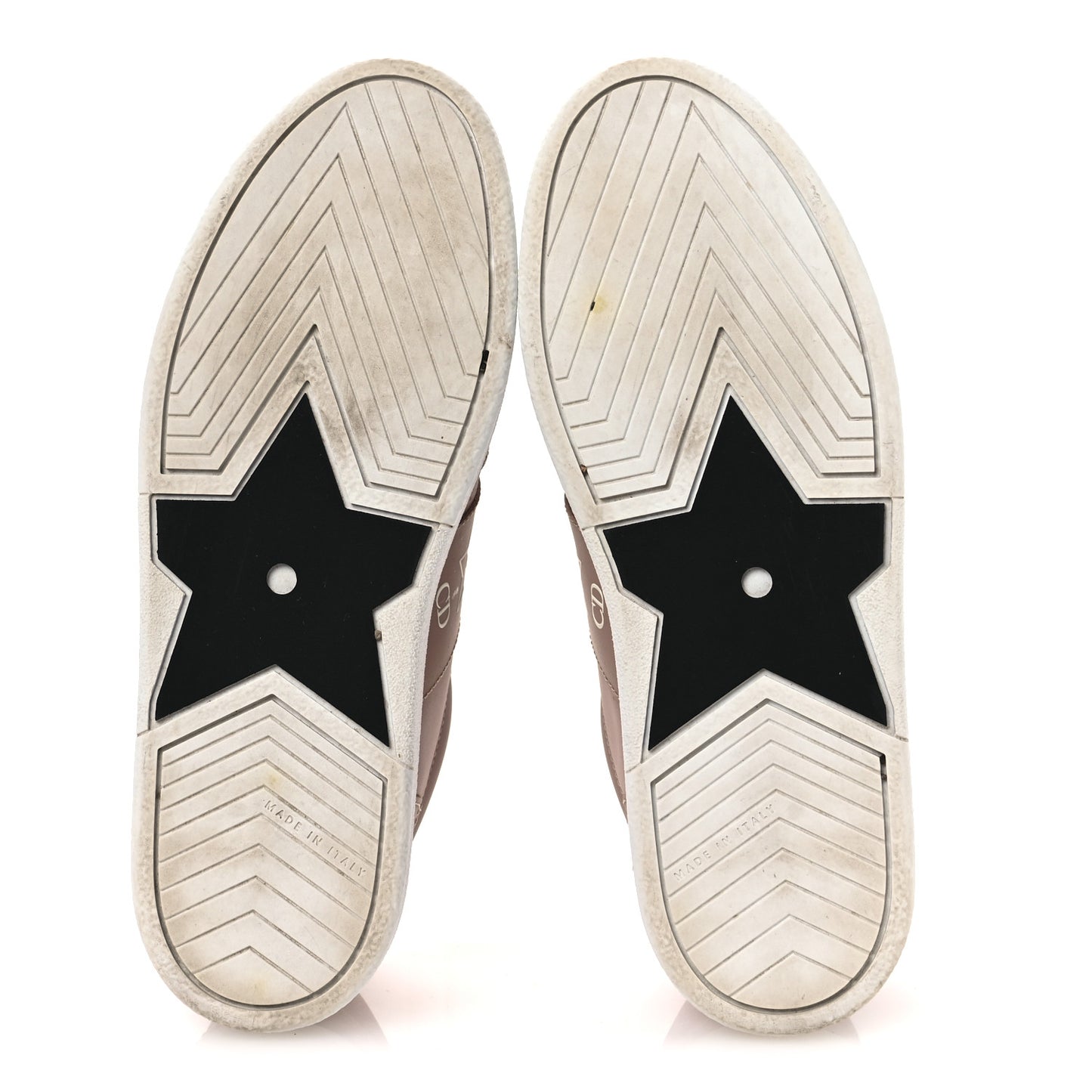 Calfskin Dior Star Ors Low Top Sneakers 35 Nude