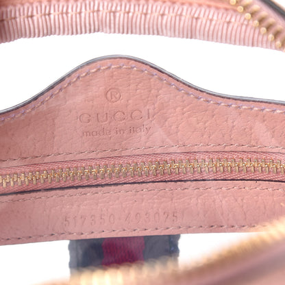 Gucci Vinyl Web Mini Ophidia Transparent Shoulder Bag Perfect Pink 6 of 9