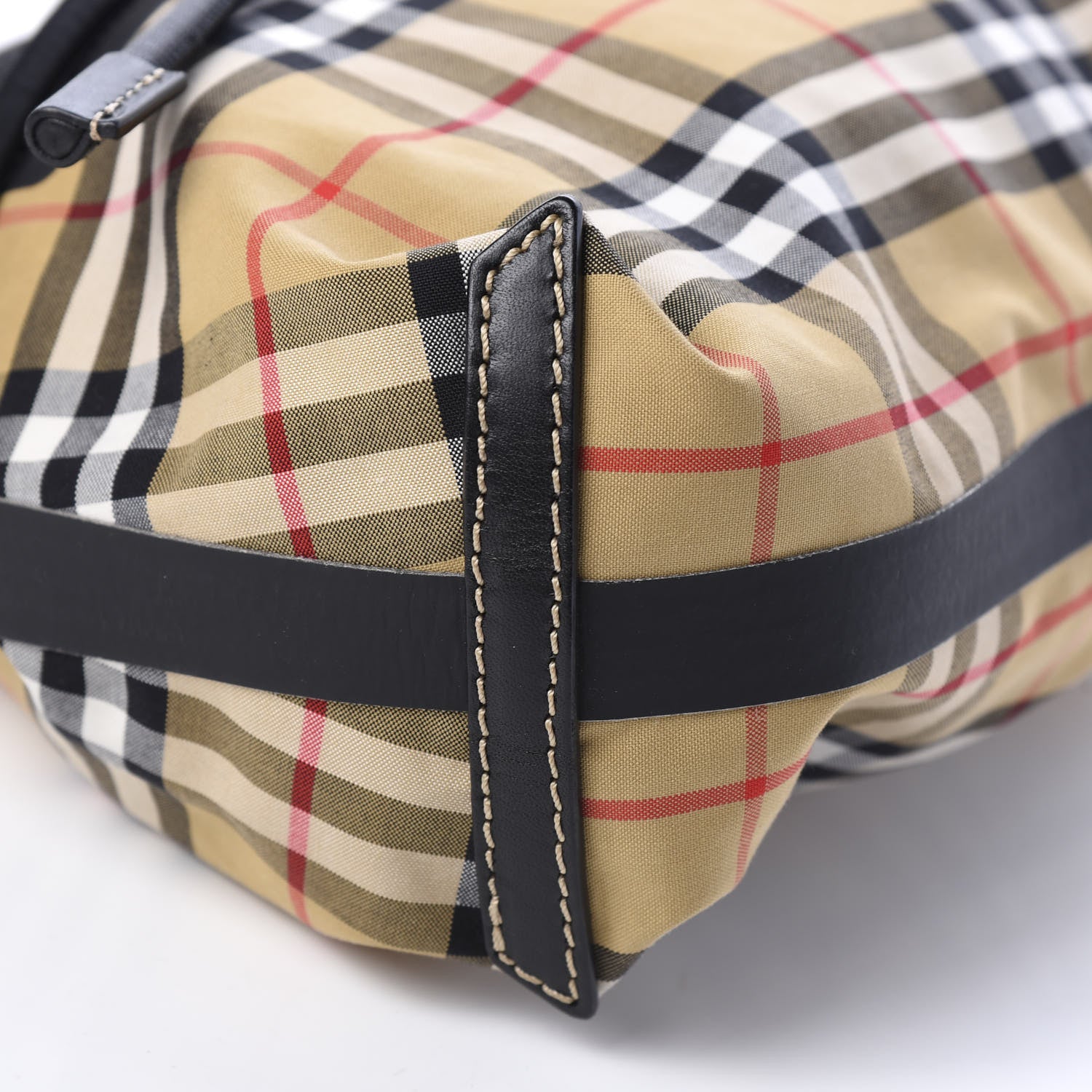Burberry Vintage Check Small Sailing Duffle Sling Bag Beige 6 of 7