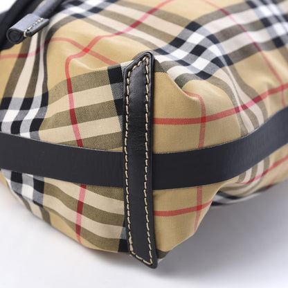 Burberry Vintage Check Small Sailing Duffle Sling Bag Beige 6 of 7