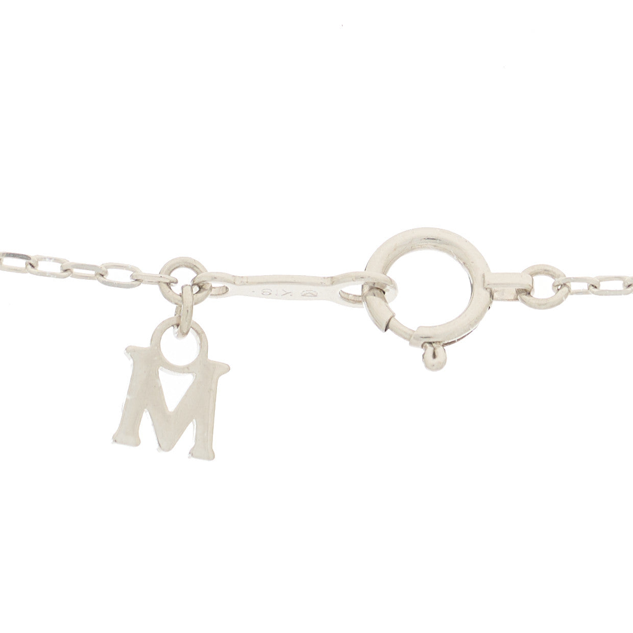 18K White Gold Akoya Pearl 6-7mm Station Necklace