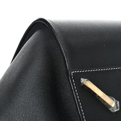 Loewe Calfskin Medium See U Later Hammock Shoulder Bag Black White 8 of 11