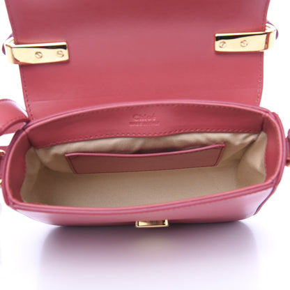 Chloe Shiny Calfskin Suede Mini C Double Carry Scarlet Pink 4 of 8