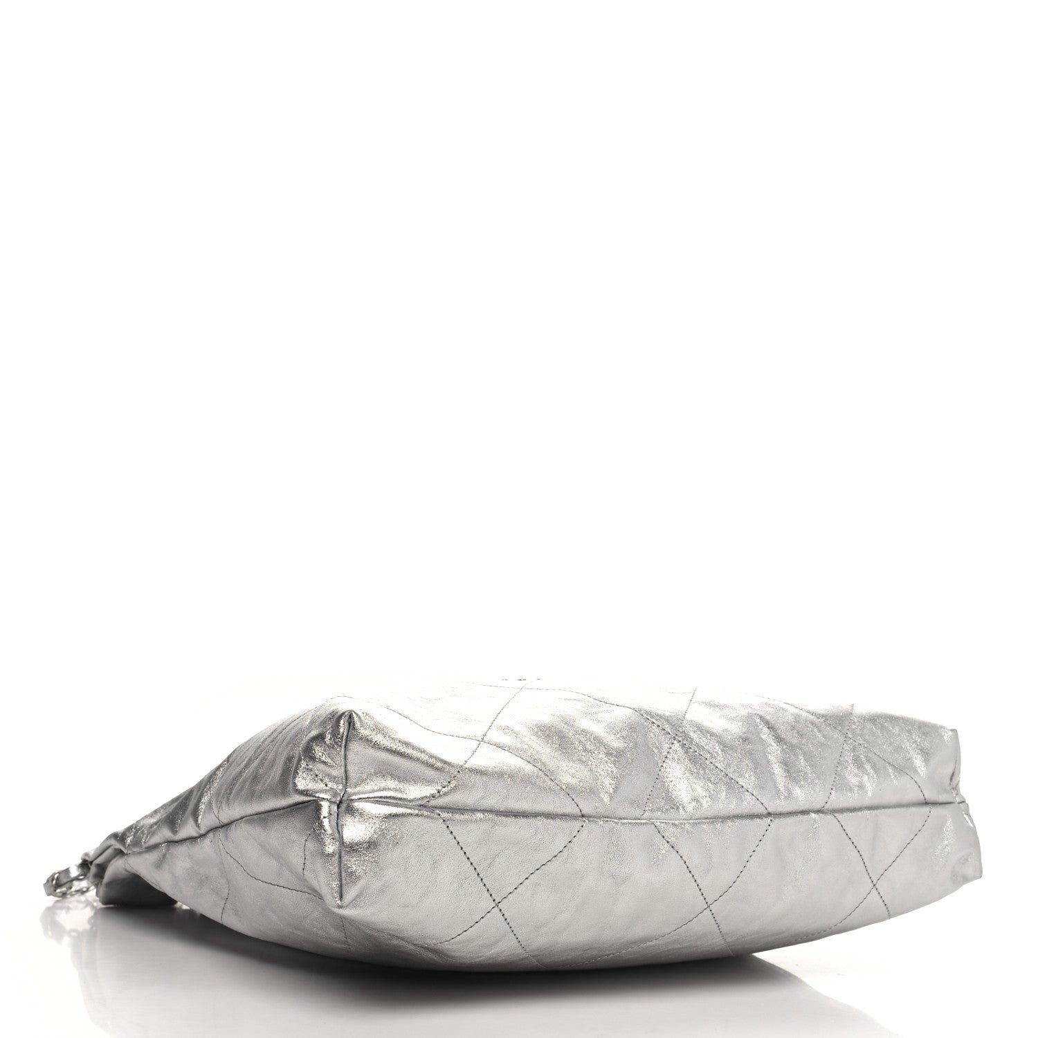 Chanel Metallic Calfskin Quilted Chanel 22 Silver 5 of 12