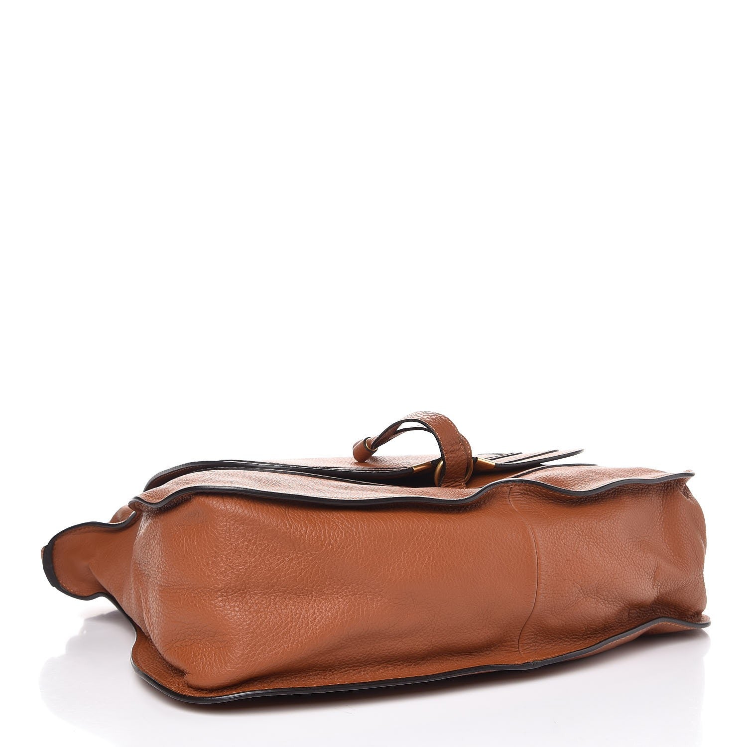 Chloe Calfskin Large Marcie Satchel Tan 4 of 7