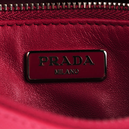 Prada Saffiano Lux Pochette Clutch Fuxia 6 of 9