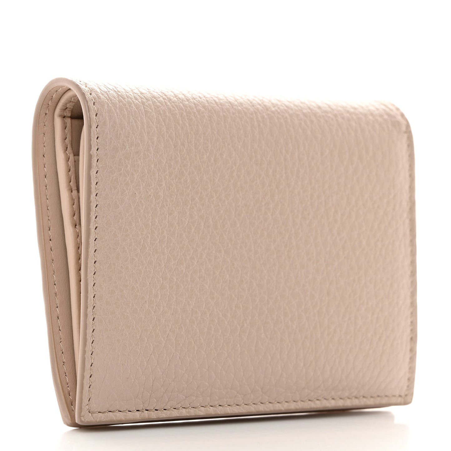 Vitello Daino Small Bi-Fold Wallet Ninfea