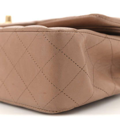 Chanel Lambskin Quilted Medium Double Flap Brown 10 of 14
