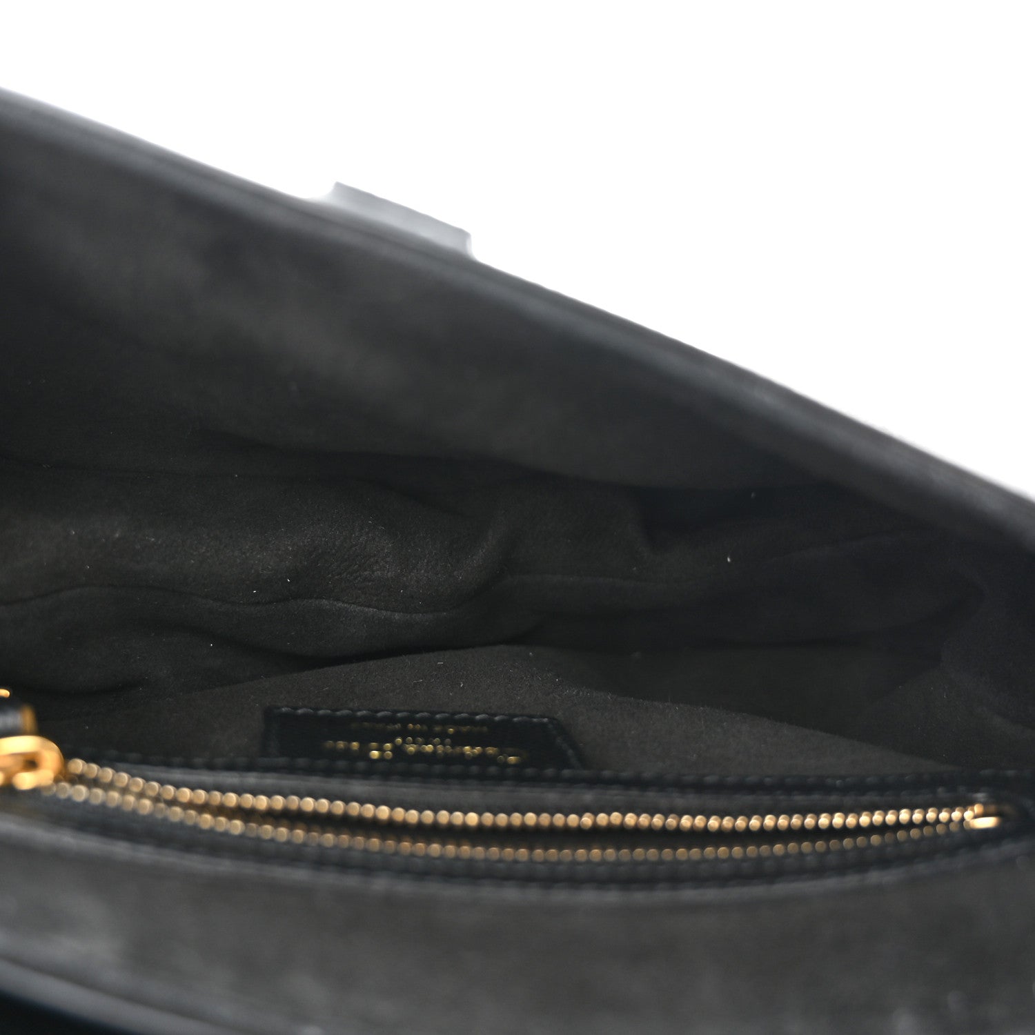 Christian Dior Grained Calfskin Saddle Bag Black 5 of 10