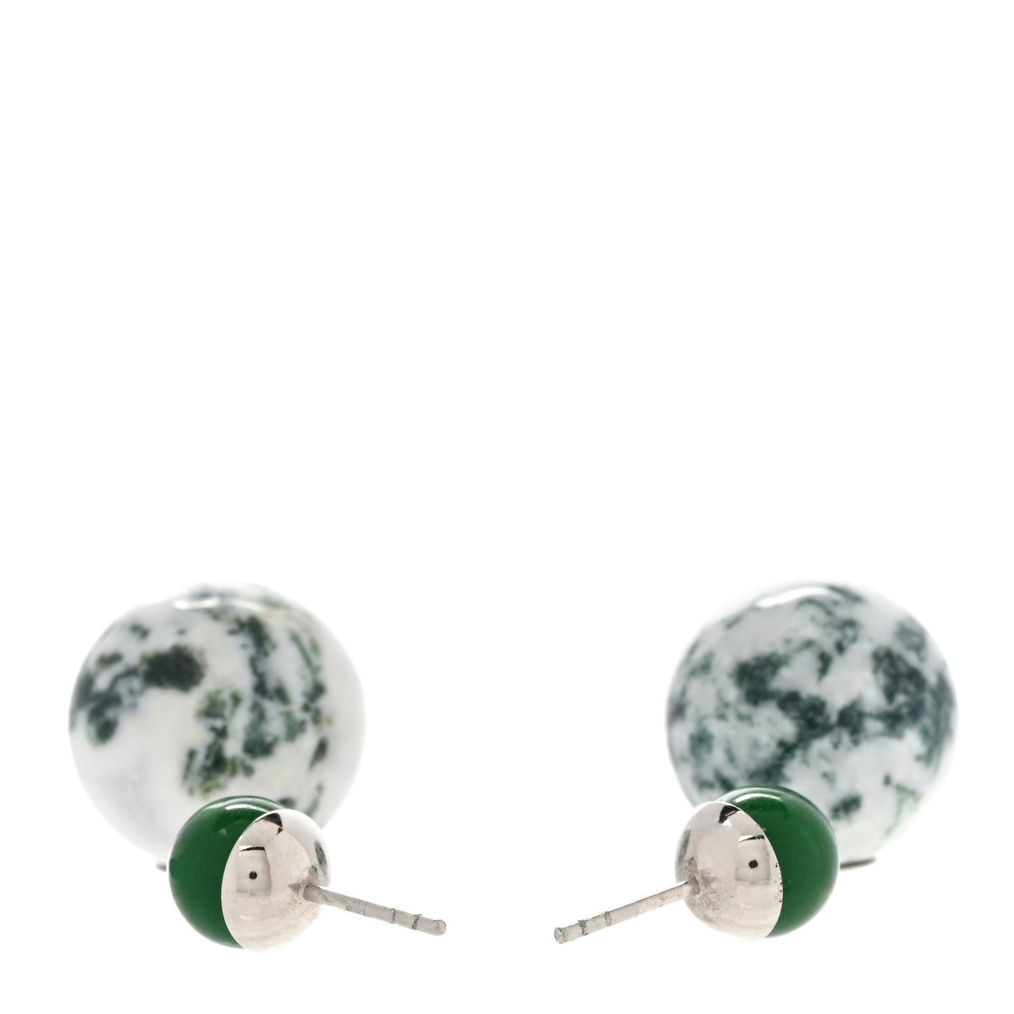 Palladium Mise En Dior Tribal Earrings Green