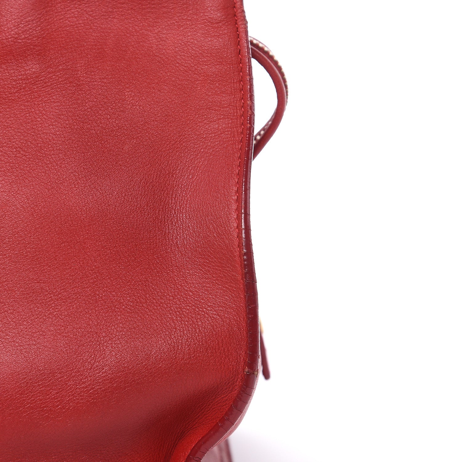 Saint Laurent Calfskin Small Classic Y Cabas Rouge Orient 18 of 21