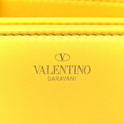 Valentino Garavani Nappa One Stud Chain Clutch Yellow 6 of 10