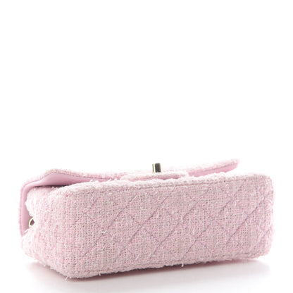 Chanel Tweed Quilted Mini Rectangular Flap Pink 3 of 8