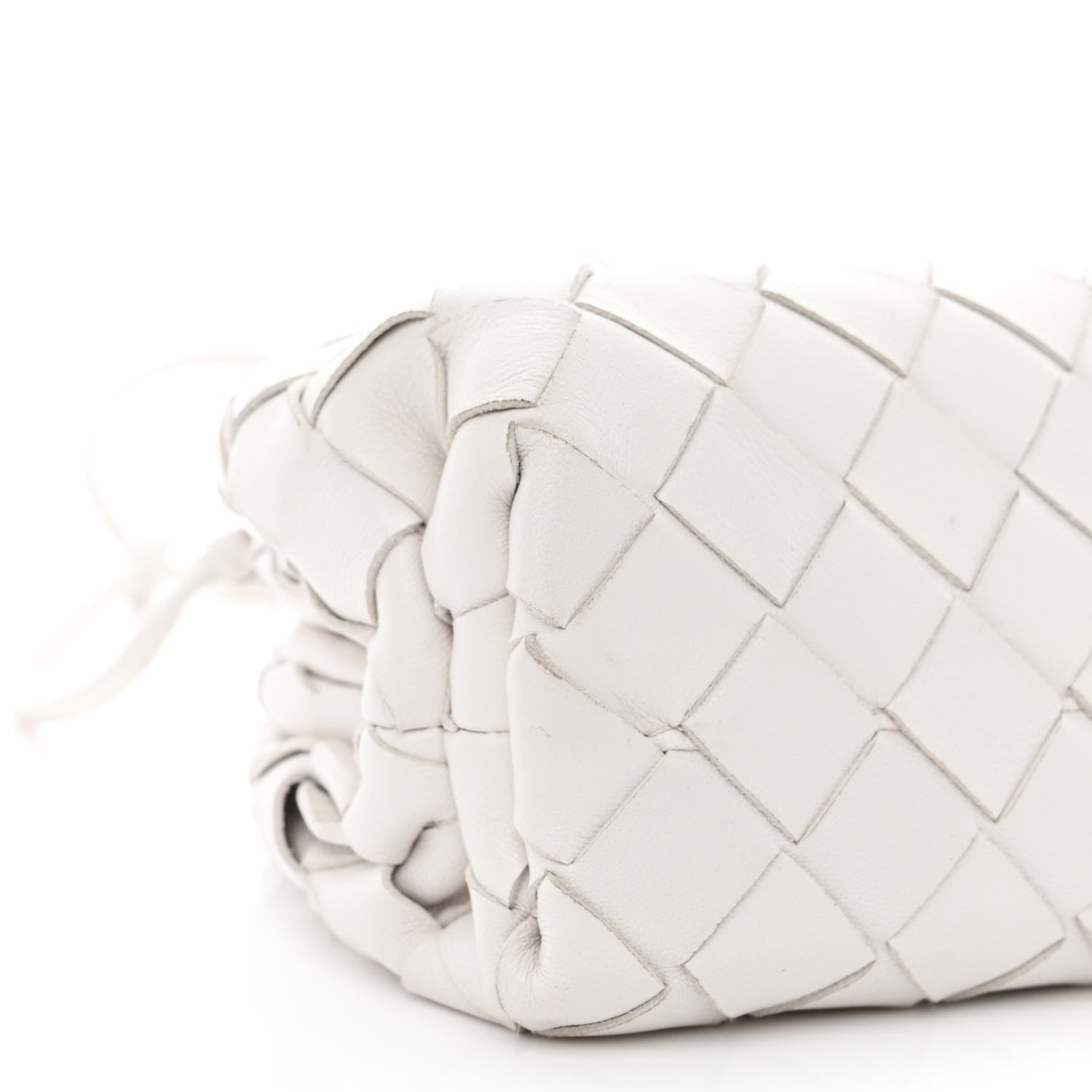Bottega Veneta Nappa Intrecciato The Mini Pouch Chalk 9 of 10