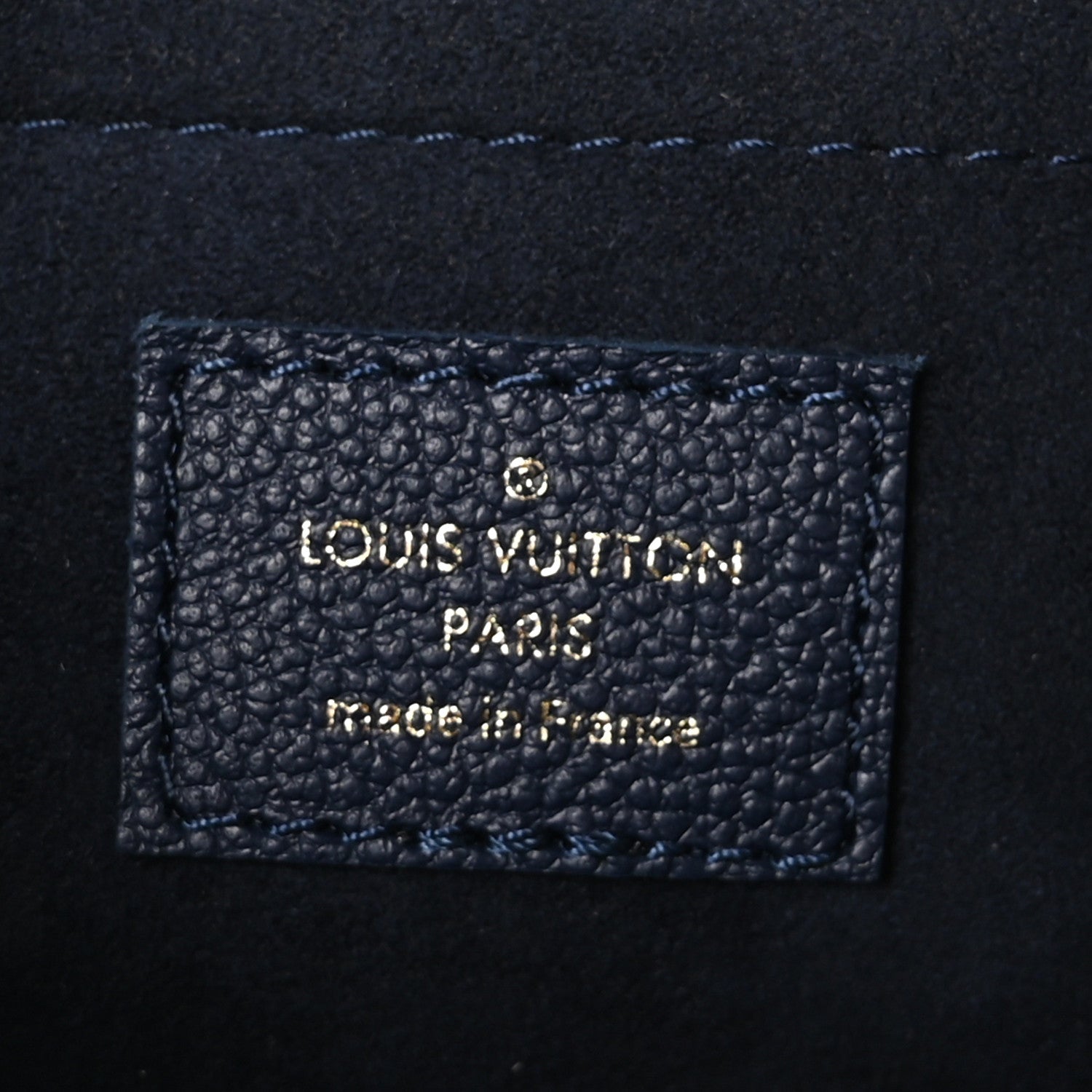 Louis Vuitton Empreinte Monogram Giant Speedy Bandouliere 20 Navy Creme 6 of 10