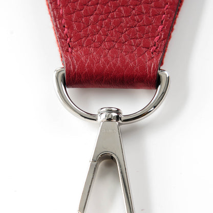 Hermes Taurillon Clemence Evelyne III PM Rouge H 8 of 8