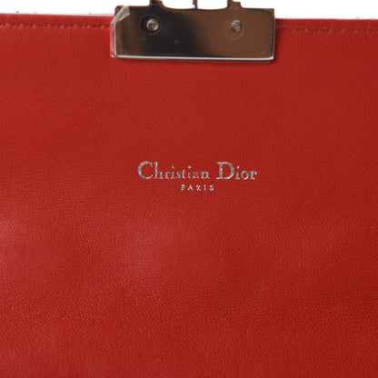 Christian Dior Lambskin Cannage Miss Dior Promenade Pouch Red 8 of 10