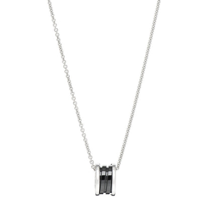 Bulgari Sterling Silver Ceramic Save The Children Pendant Necklace 1 of 7