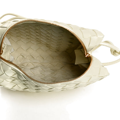 Bottega Veneta Nappa Intrecciato Small Loop Camera Bag Lemon Washed 4 of 10