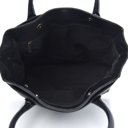 Chanel Calfskin Tall Cerf Tote Black 5 of 9