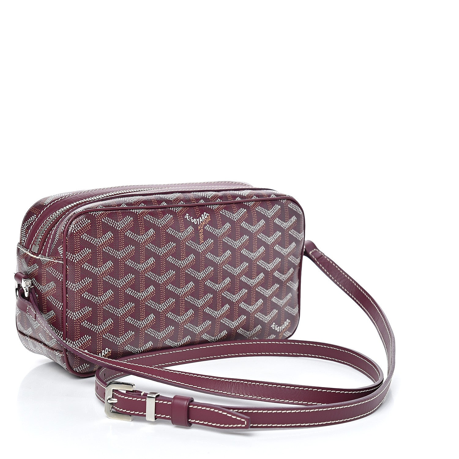 Goyard Goyardine Sac Cap Vert Burgundy 3 of 10